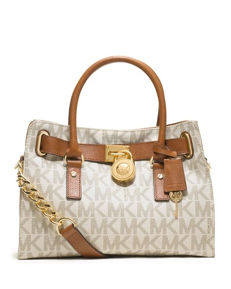 michael kors logo satchel